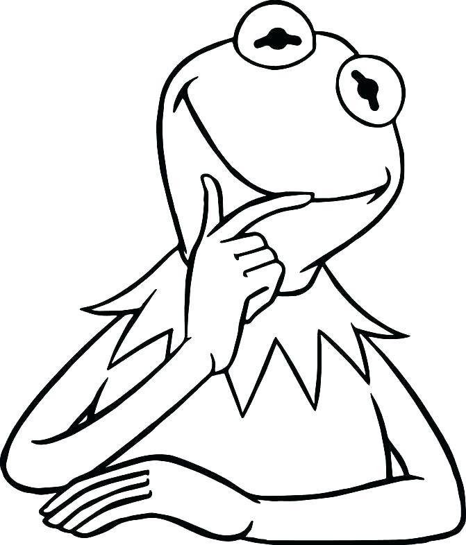 Kermit The Frog Coloring Page at GetColorings.com | Free printable