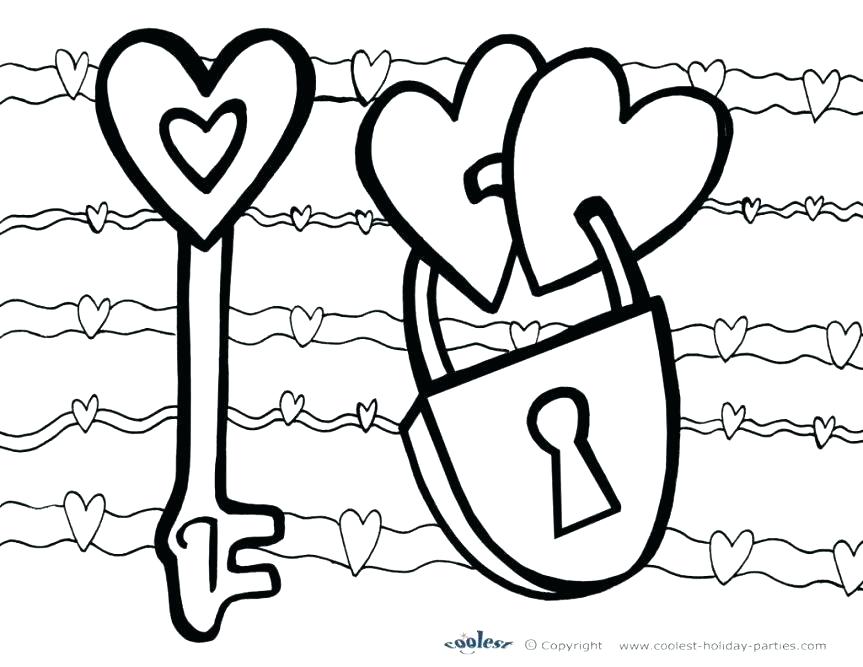 Key Coloring Page at GetColorings.com | Free printable colorings pages