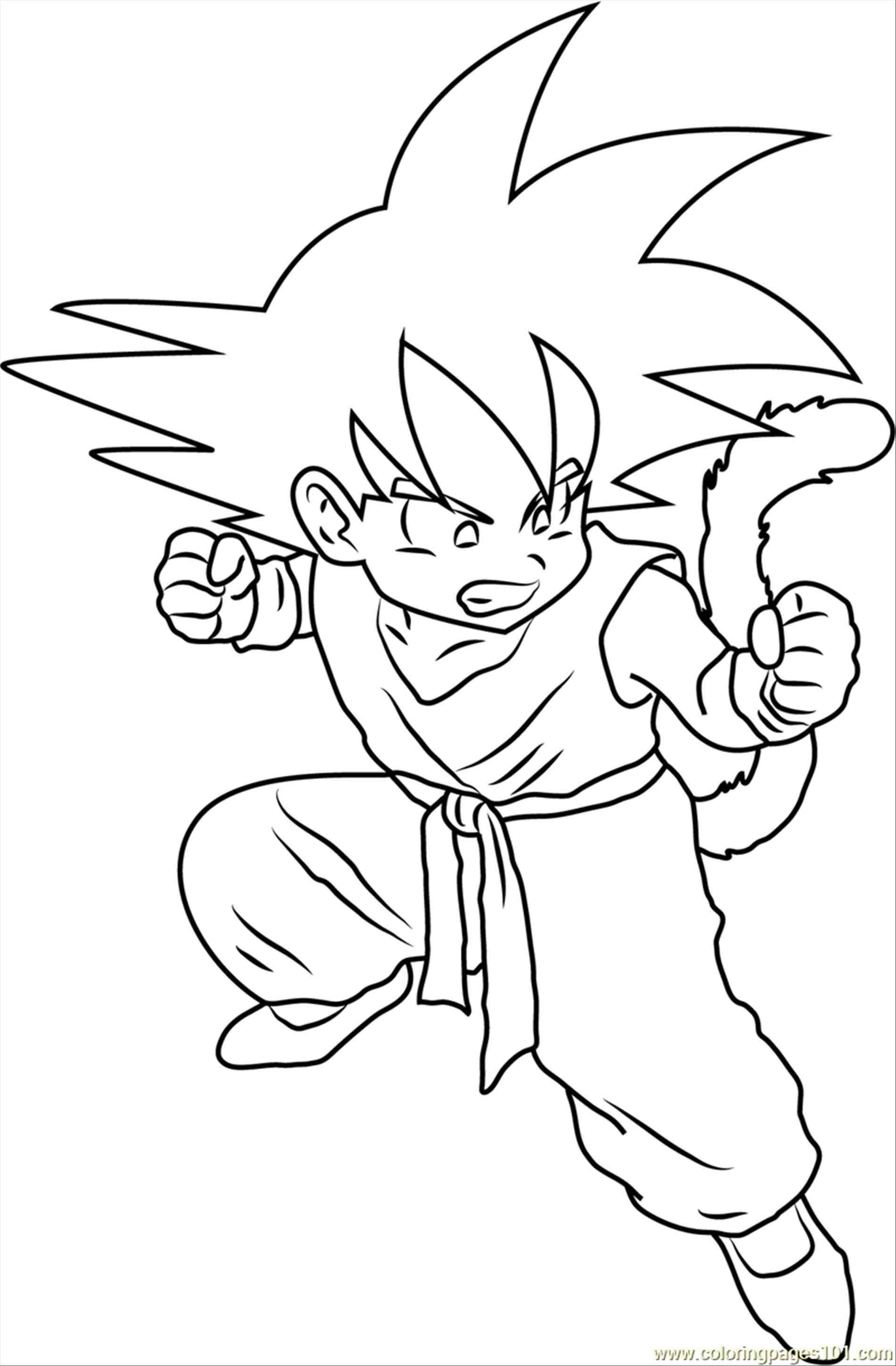 Kid Goku Coloring Pages at GetColorings.com | Free printable colorings