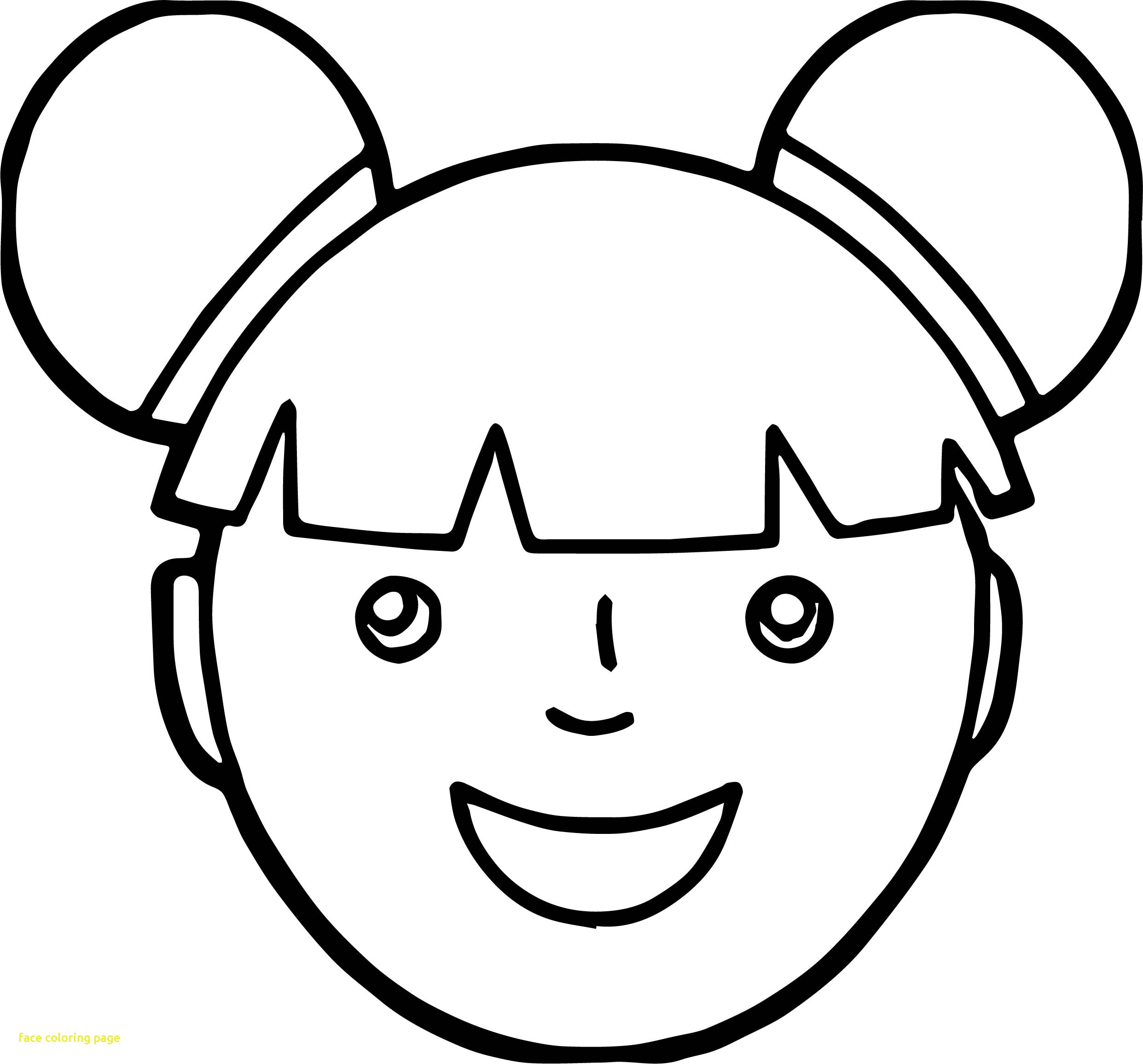 Kids Face Coloring Page at GetColorings.com | Free printable colorings