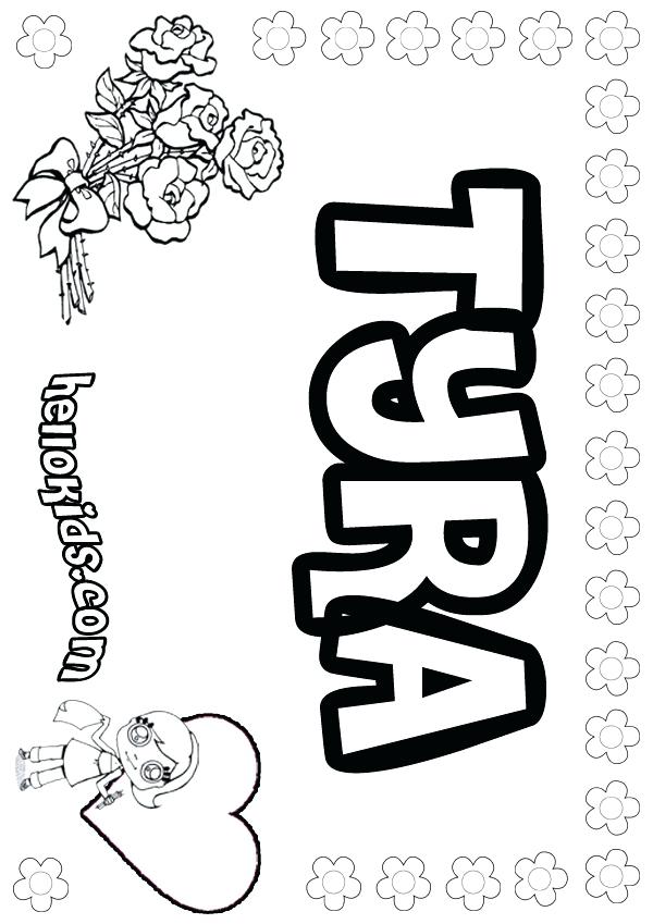 Kids Name Coloring Pages at GetColorings.com | Free printable colorings ...