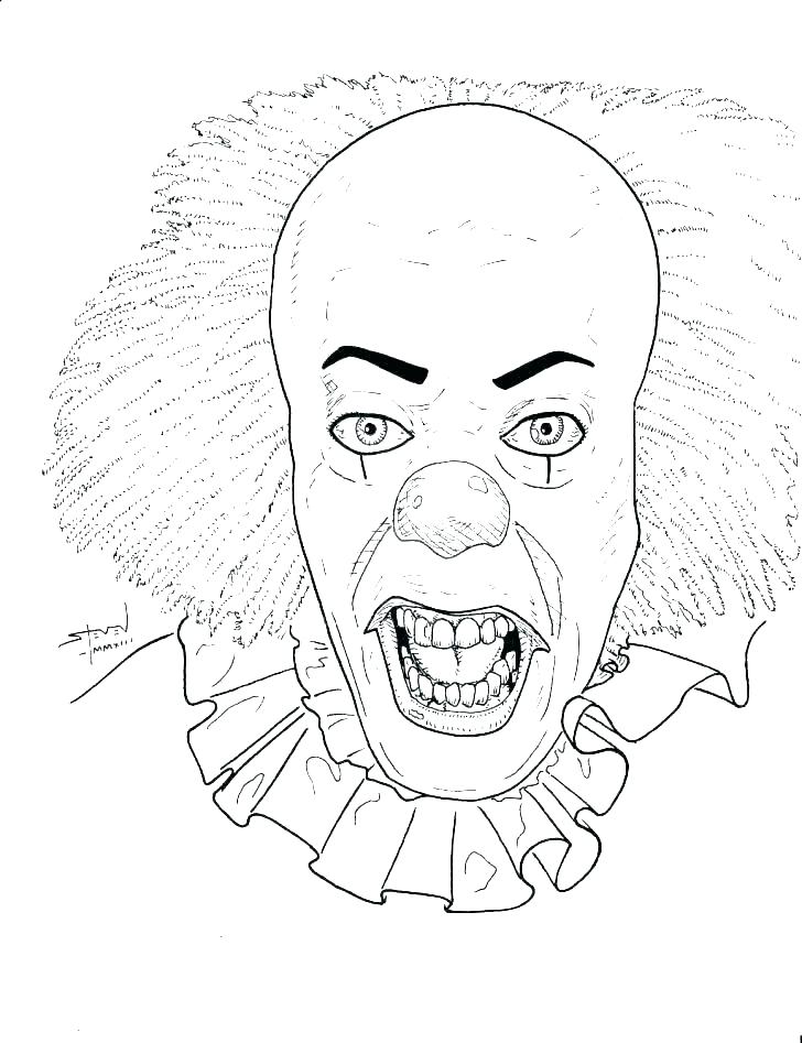 Serial Killer Coloring Pages Printable Free / Serial Killer Coloring