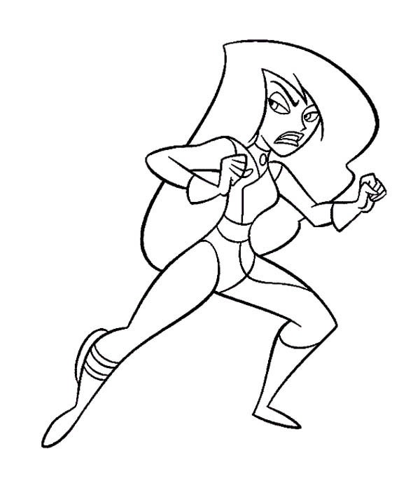 Kim Possible Coloring Pages at GetColorings.com | Free printable