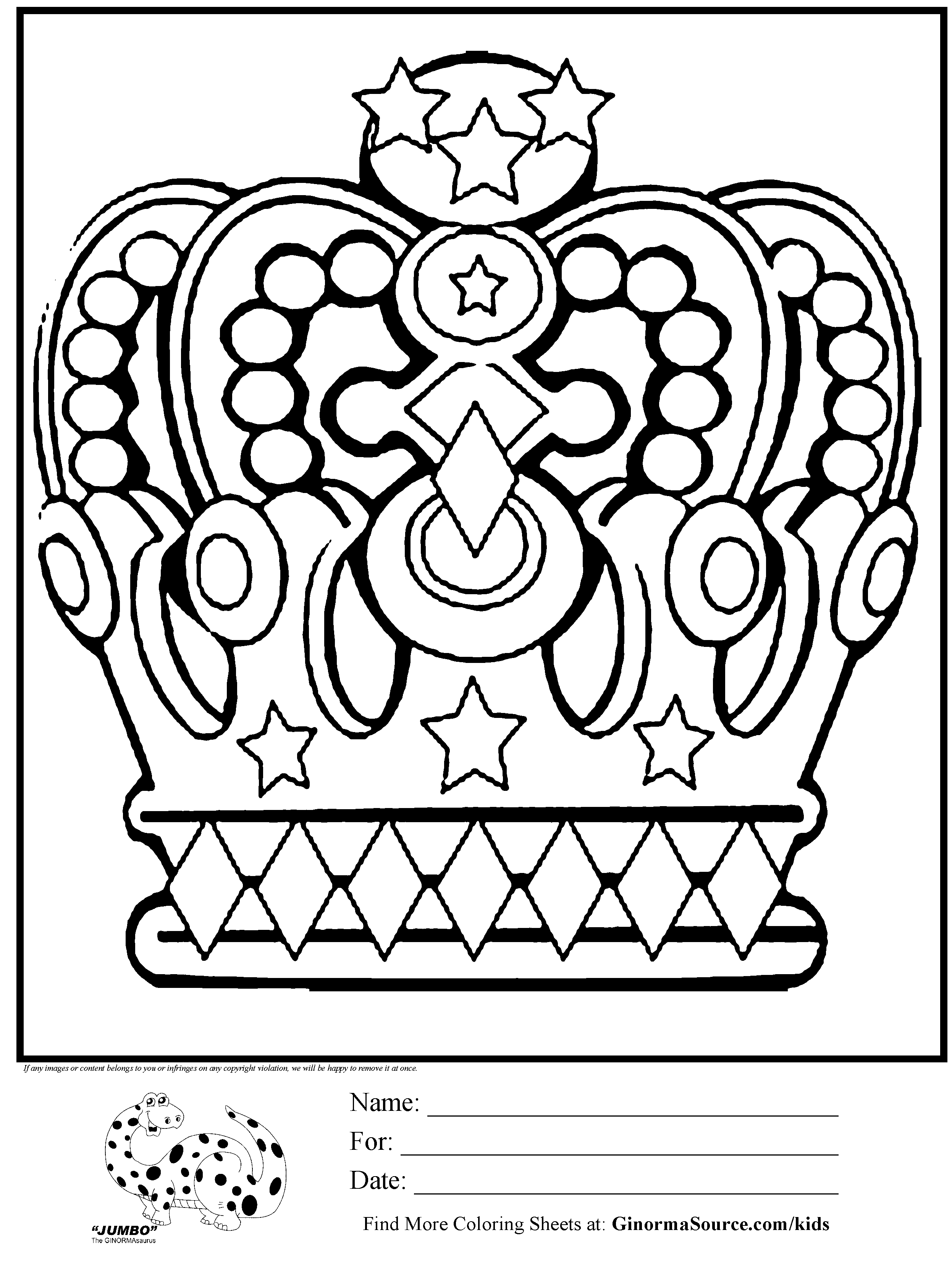 Queen Crown Coloring Page at GetColorings.com | Free printable