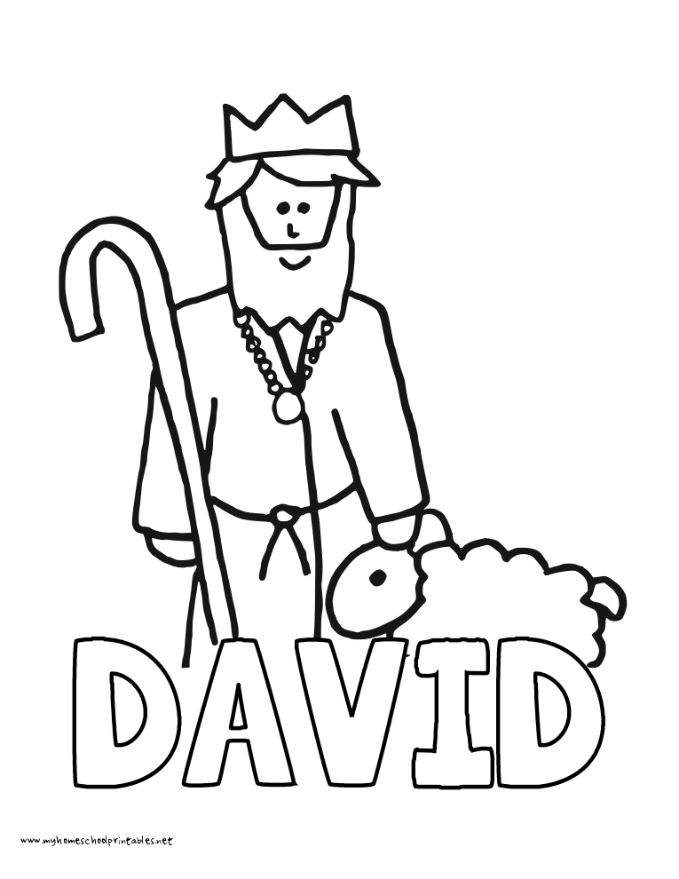 King David Coloring Pages at GetColorings.com | Free printable