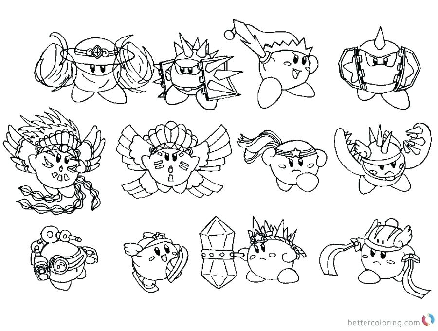 Kirby Coloring Pages At GetColorings Free Printable Colorings 