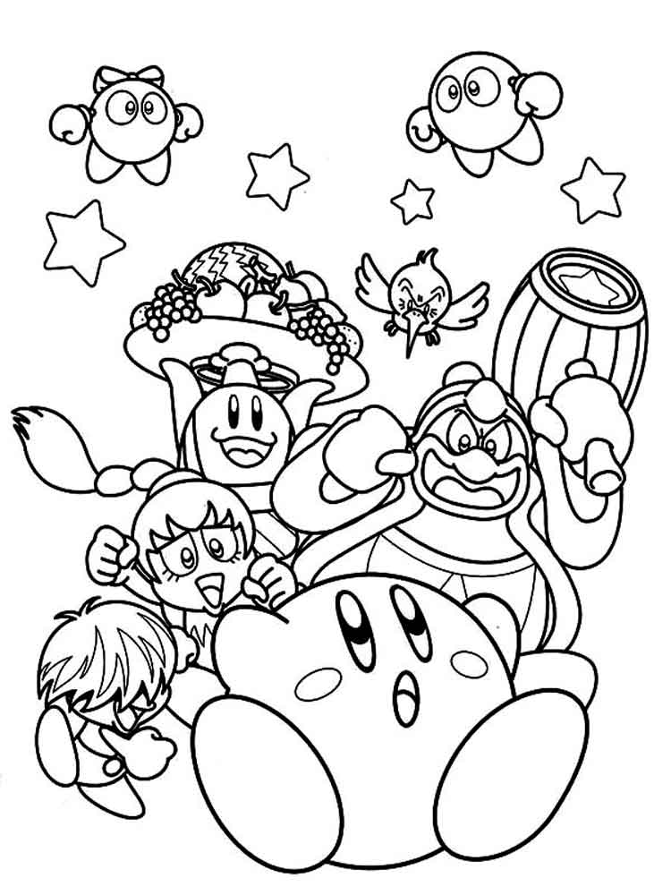 Kirby Coloring Pages at GetColorings com Free printable colorings