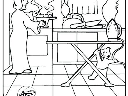 X Kitchen Coloring Pages General Fire Safety