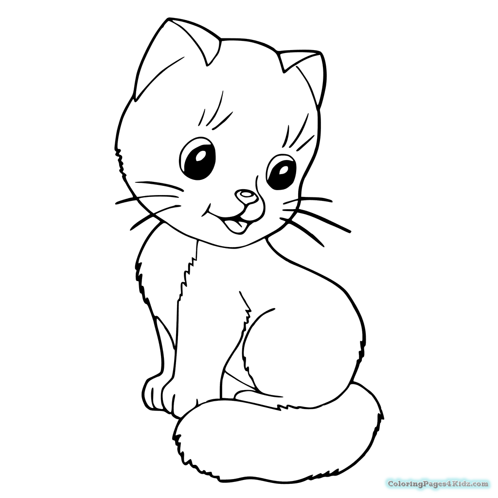 Kitten Coloring Pages at GetColorings.com | Free printable colorings