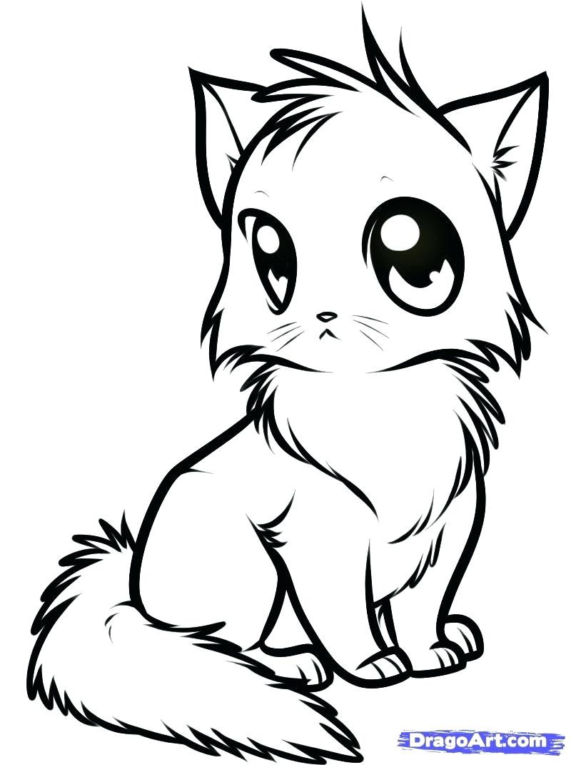 Kitty Cat Coloring Pages Printable at GetColorings.com | Free printable