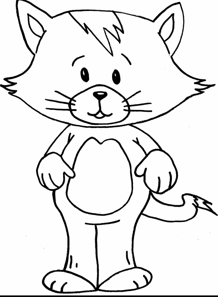 Kitty Cat Coloring Pages Printable at GetColorings.com | Free printable