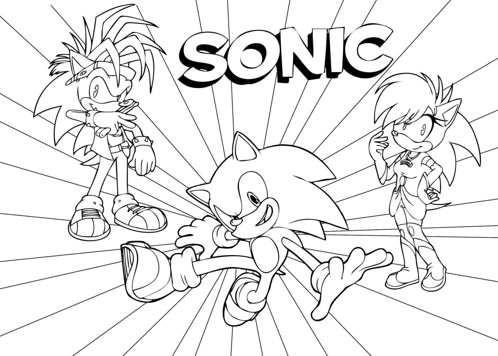 Knuckles Coloring Pages at GetColorings.com | Free printable colorings