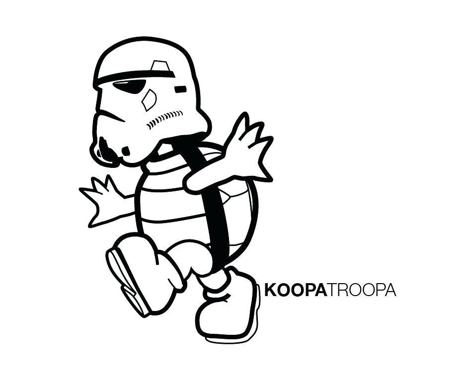 Koopa Troopa Coloring Pages at GetColorings.com | Free printable