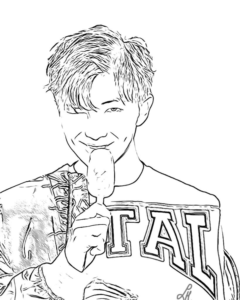 Kpop Coloring Pages at Free printable colorings