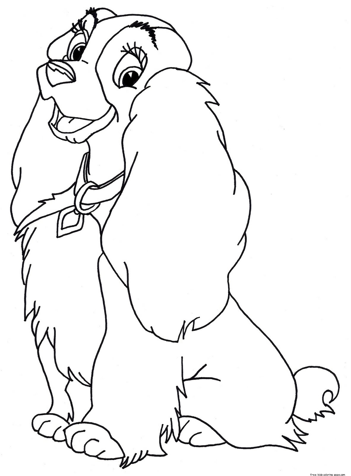 Lady And The Tramp 2 Coloring Pages at GetColorings.com | Free