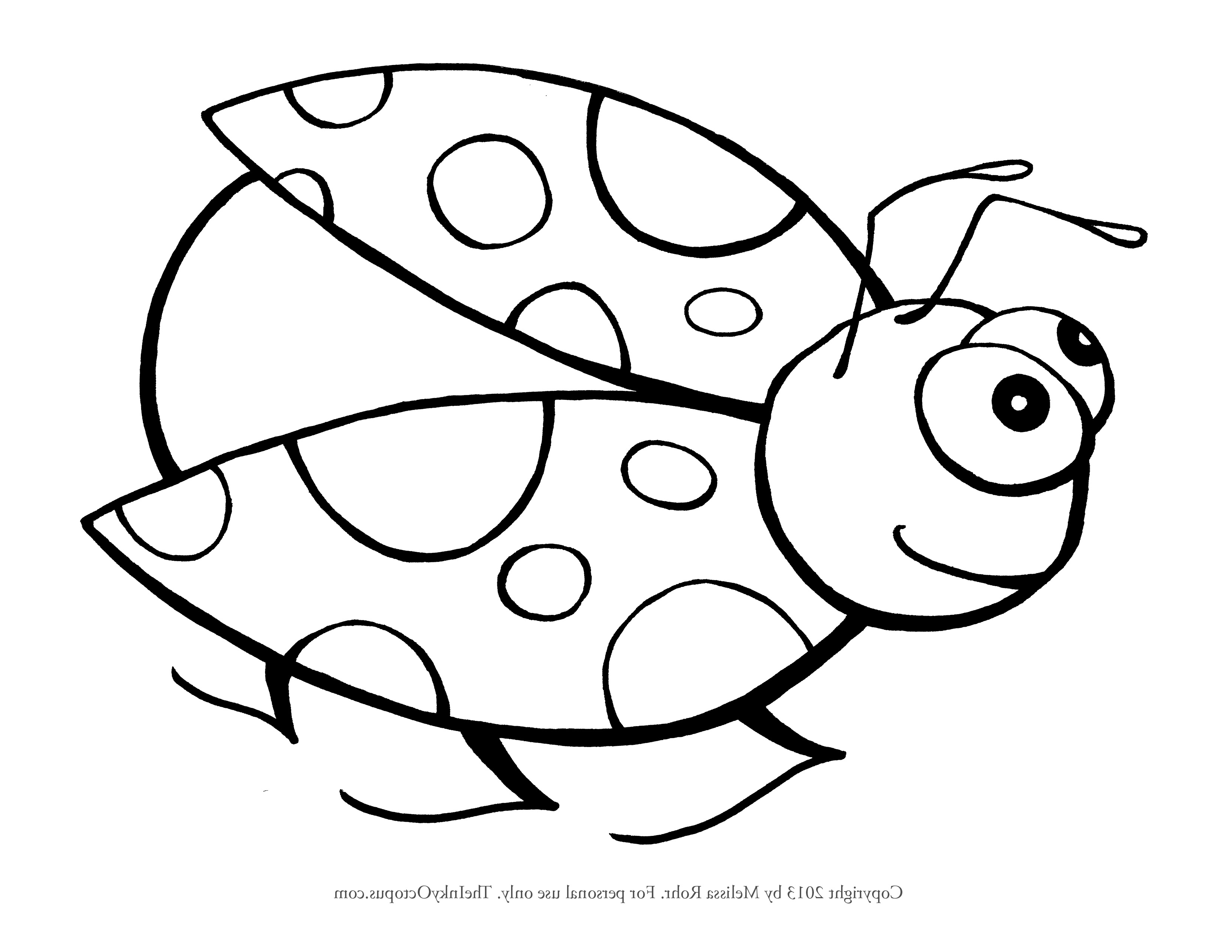 Ladybird Colouring Pages at GetColoringscom Free