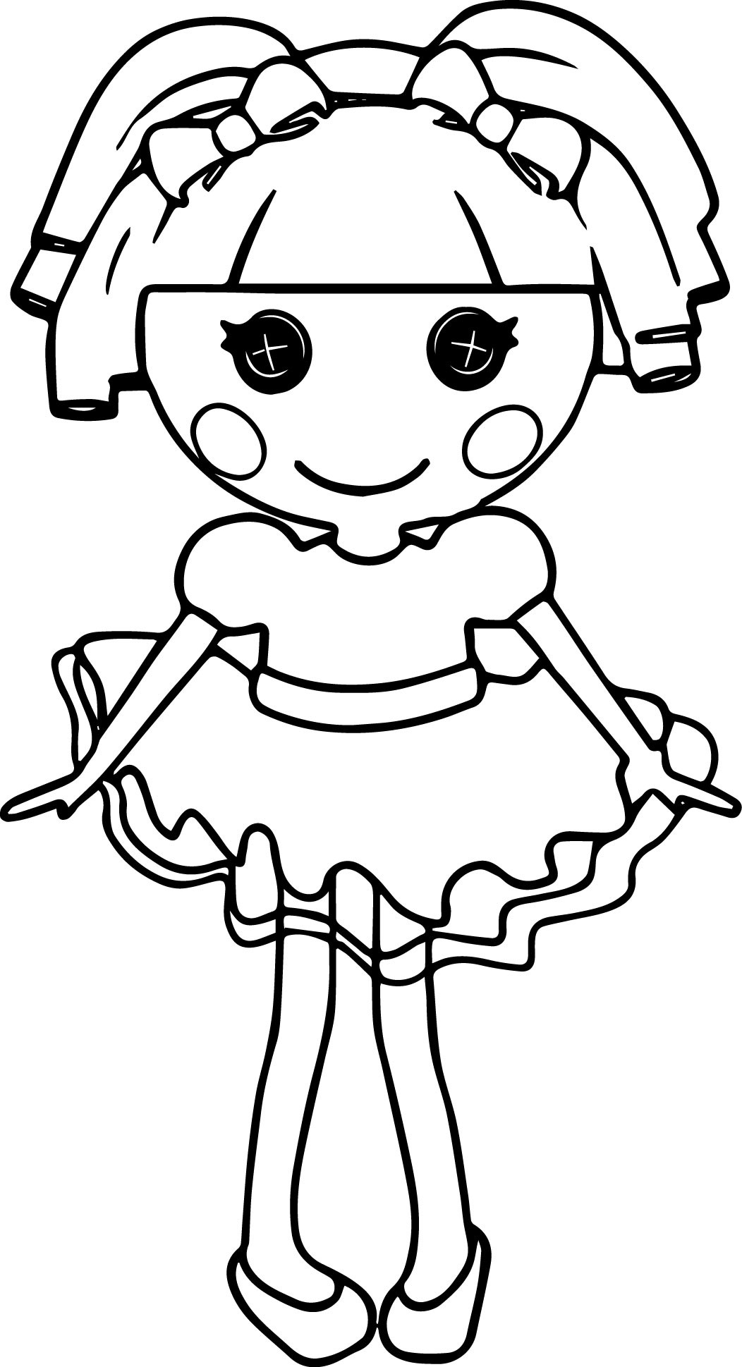 Printable Doll Coloring Pages