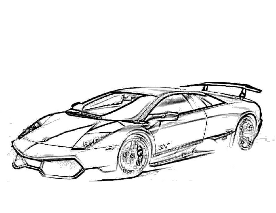 Lamborghini Aventador Coloring Pages at GetColoringscom