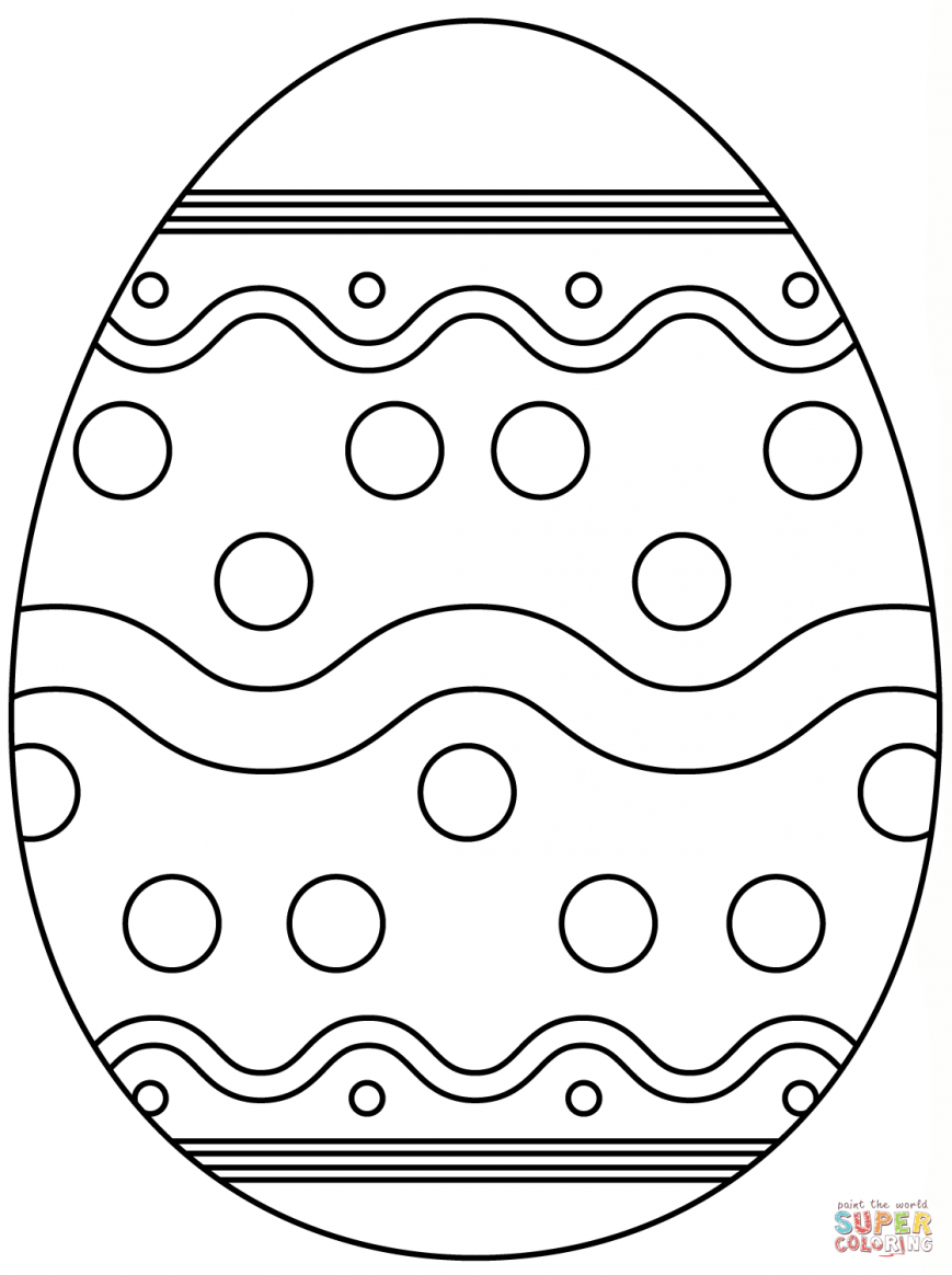 Egg Coloring Pages Printable