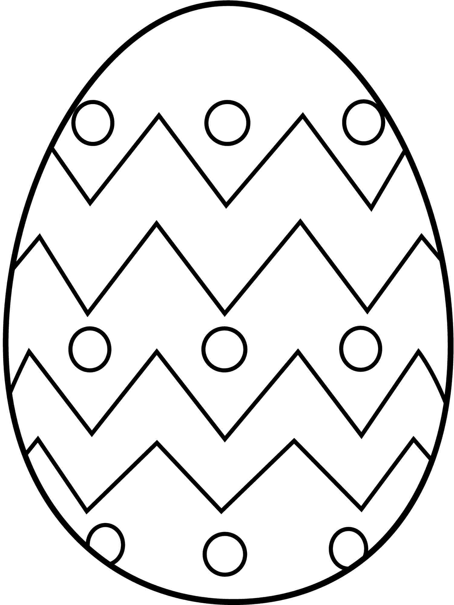 Large Easter Egg Coloring Pages at GetColorings com Free printable
