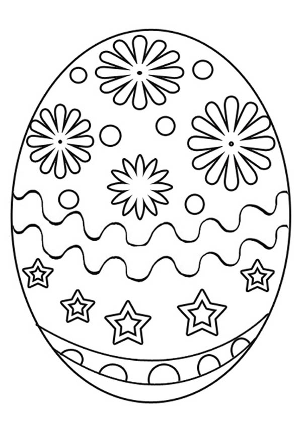 Easter Eggs Coloring Pages Learny Kids