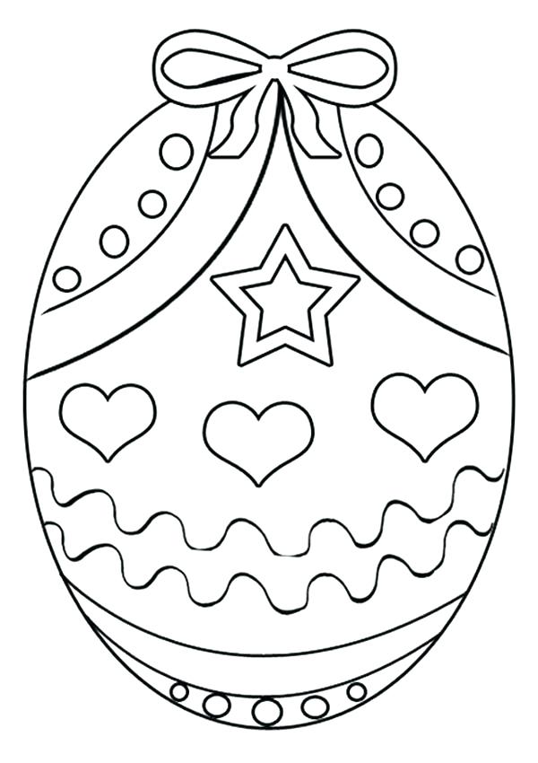 Large Easter Egg Coloring Pages at GetColorings.com | Free printable