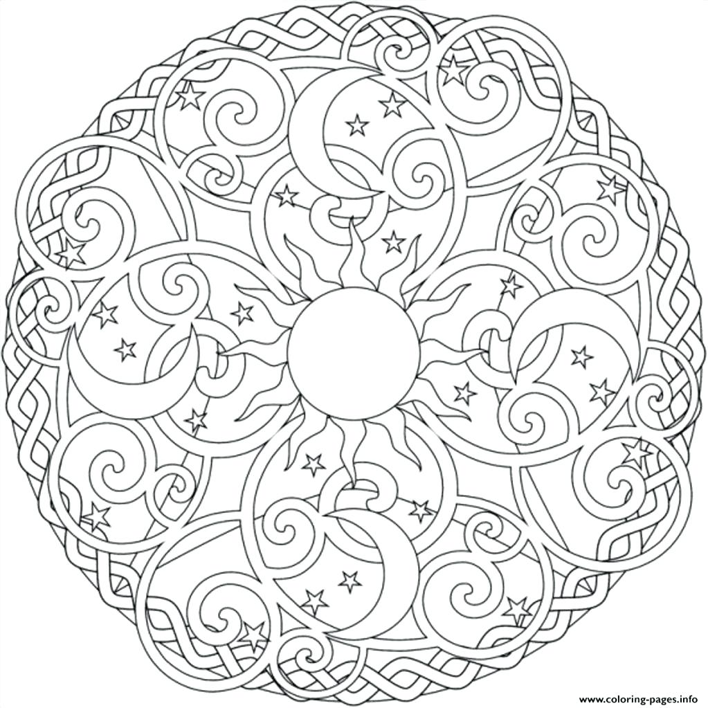 Large Mandala Coloring Pages at GetColorings.com | Free printable