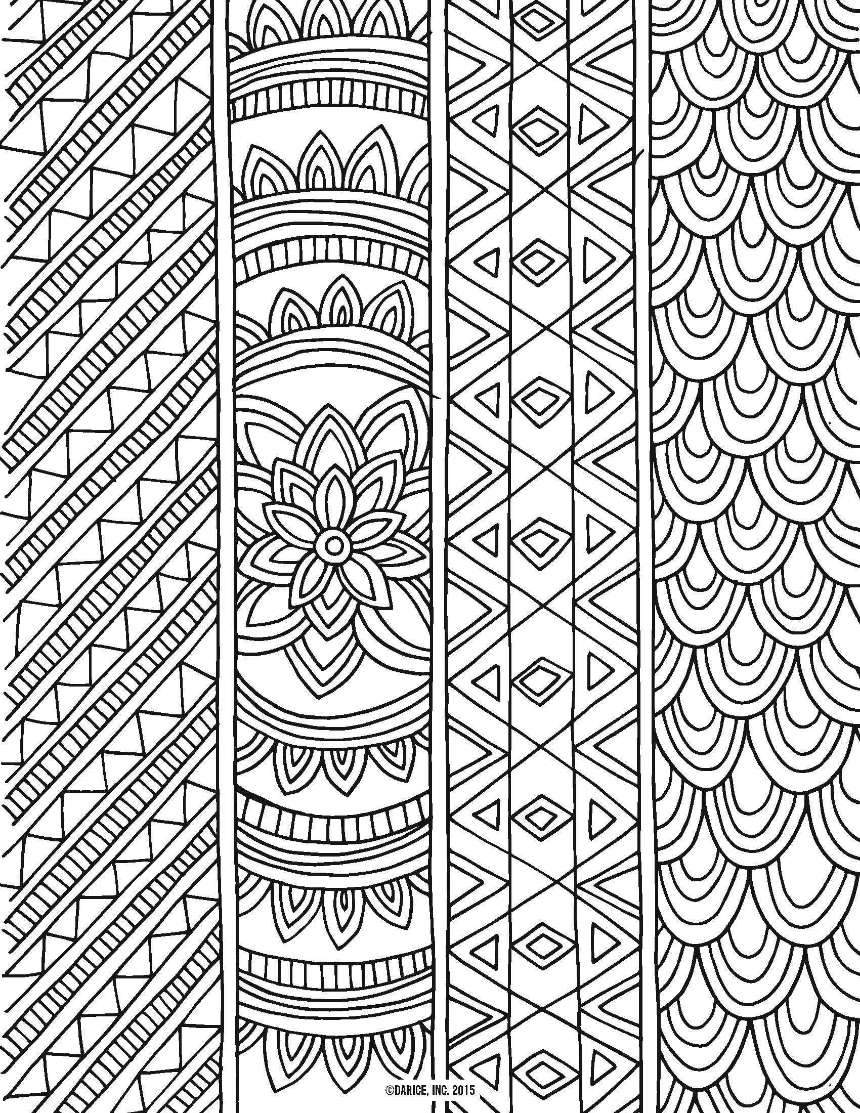 Large Print Coloring Pages For Adults at GetColoringscom