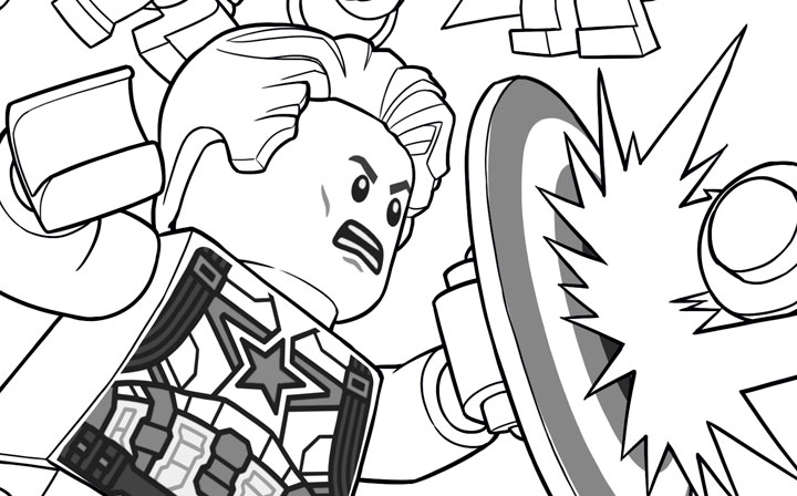 Lego Avengers Coloring Pages at GetColorings.com | Free printable