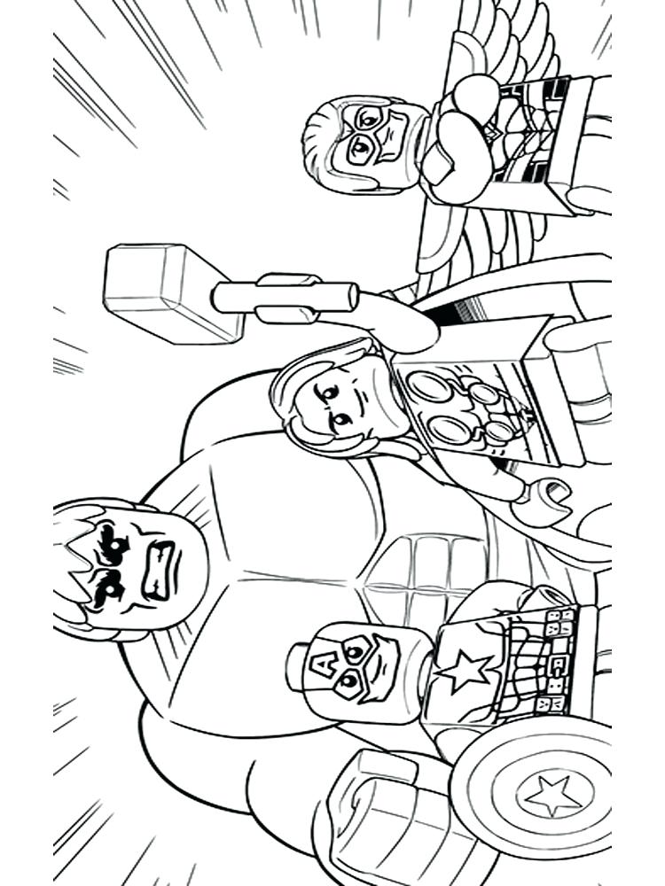 Lego Avengers Coloring Pages At GetColorings Free Printable 