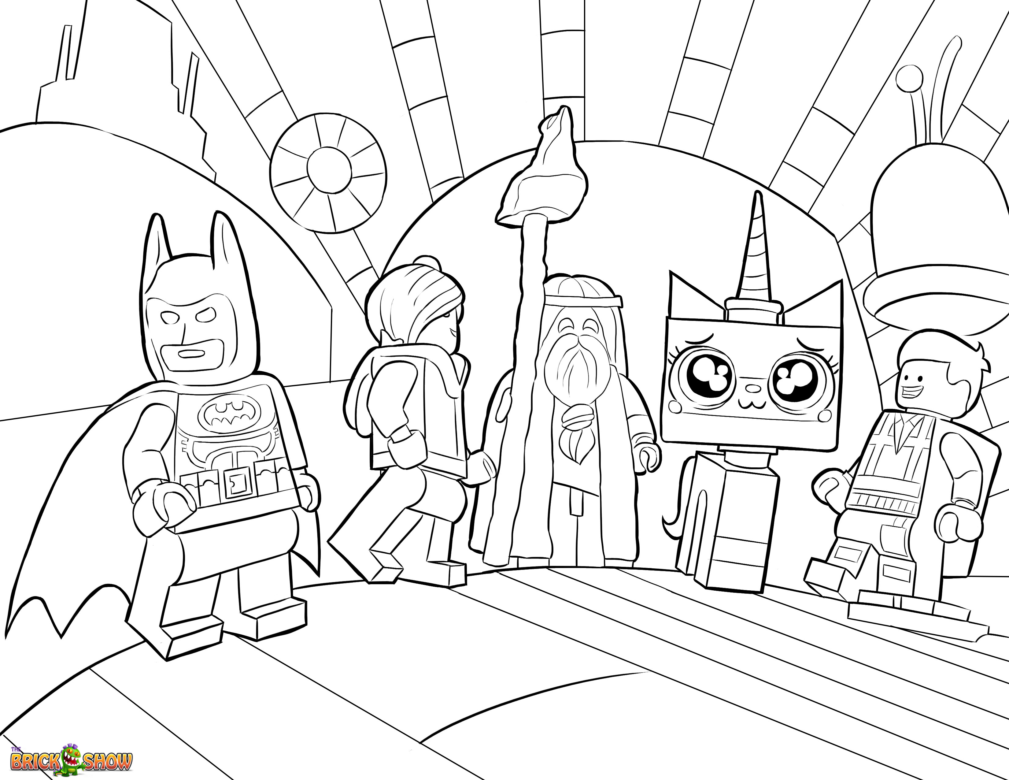Lego Block Coloring Pages at Free printable