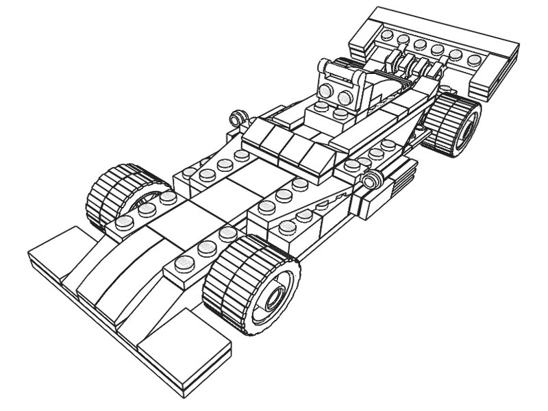 Lego Car Coloring Pages at GetColoringscom Free