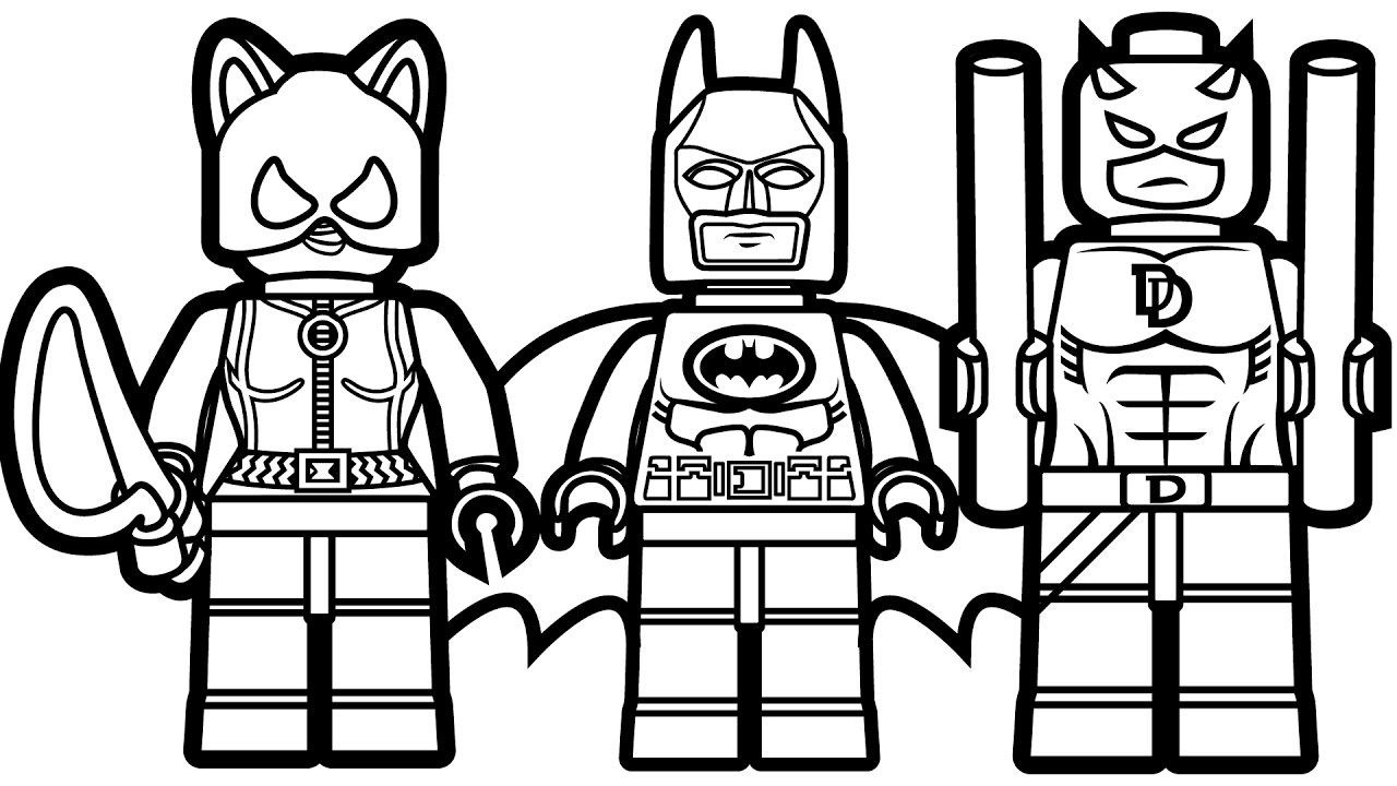 Lego Catwoman Coloring Pages at GetColorings.com | Free printable
