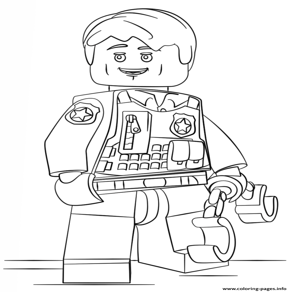 Lego City Coloring Pages Free Gerdalaura