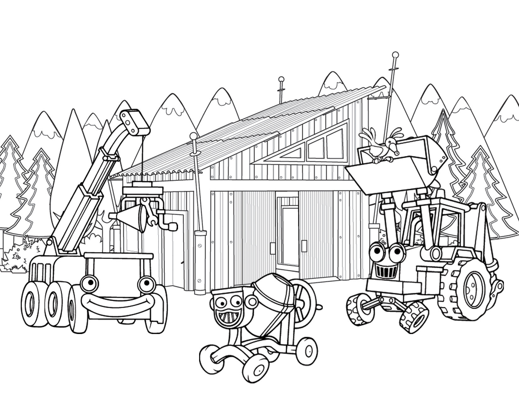 Lego Construction Coloring Pages At Free Printable