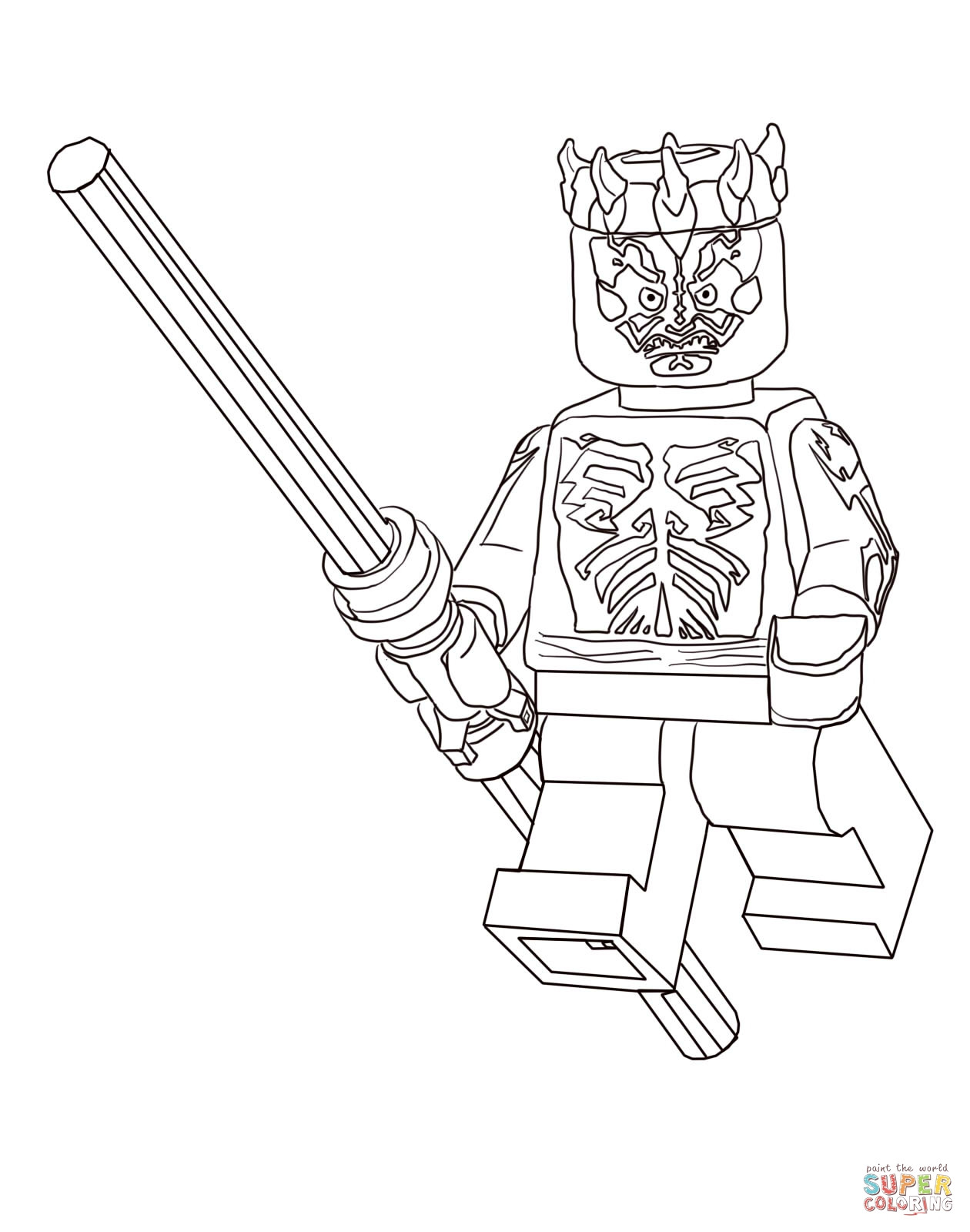 Lego Darth Vader Coloring Pages at GetColorings.com | Free printable