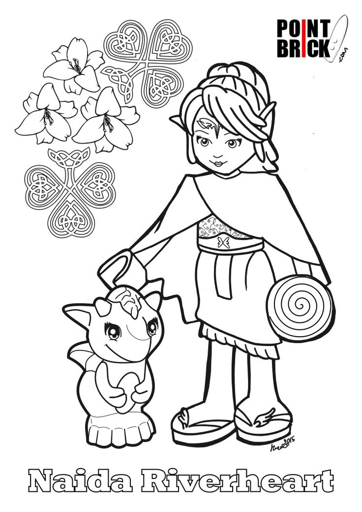 Lego Elves Coloring Pages At Free Printable
