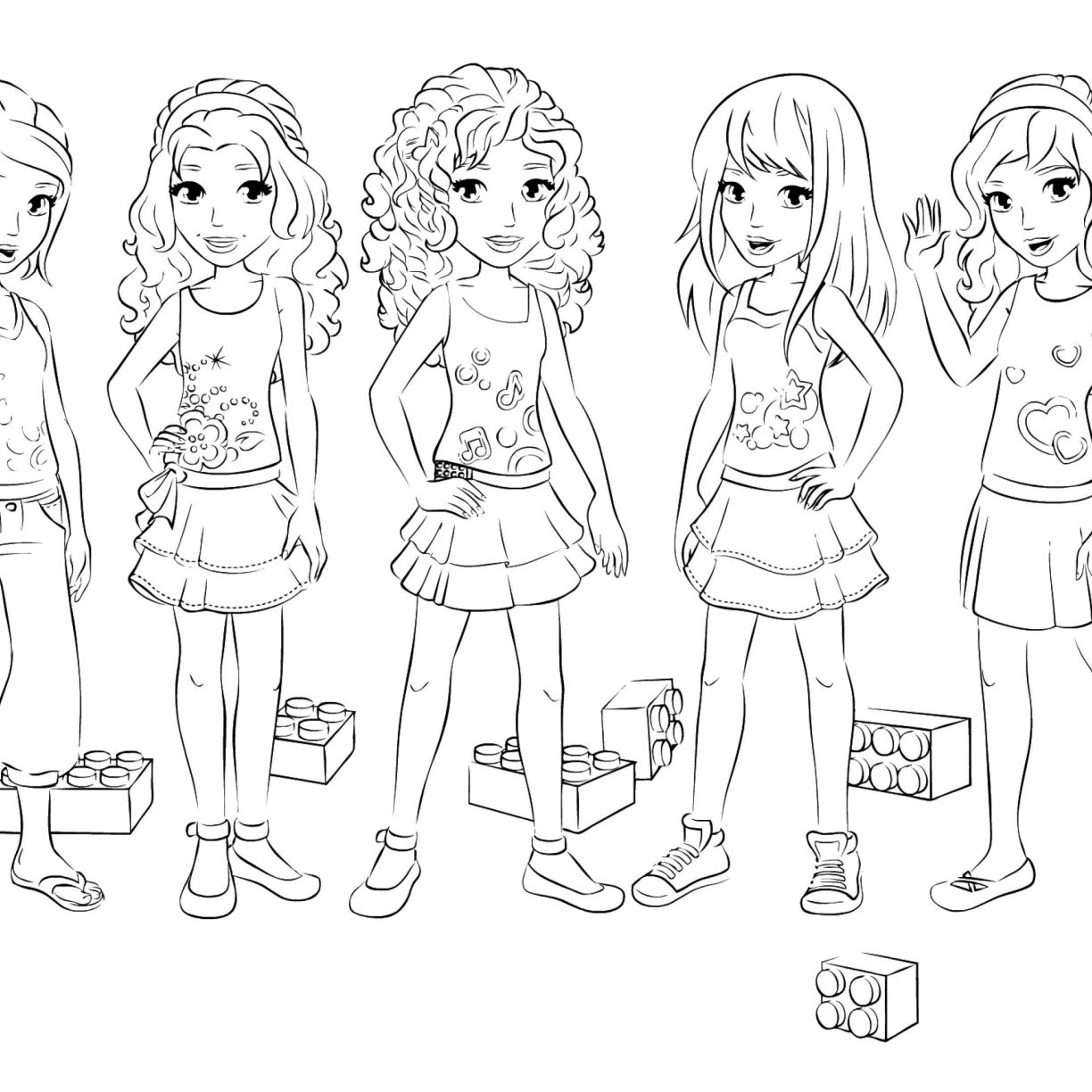 Lego Friends Coloring Pages At Getcolorings.com | Free Printable