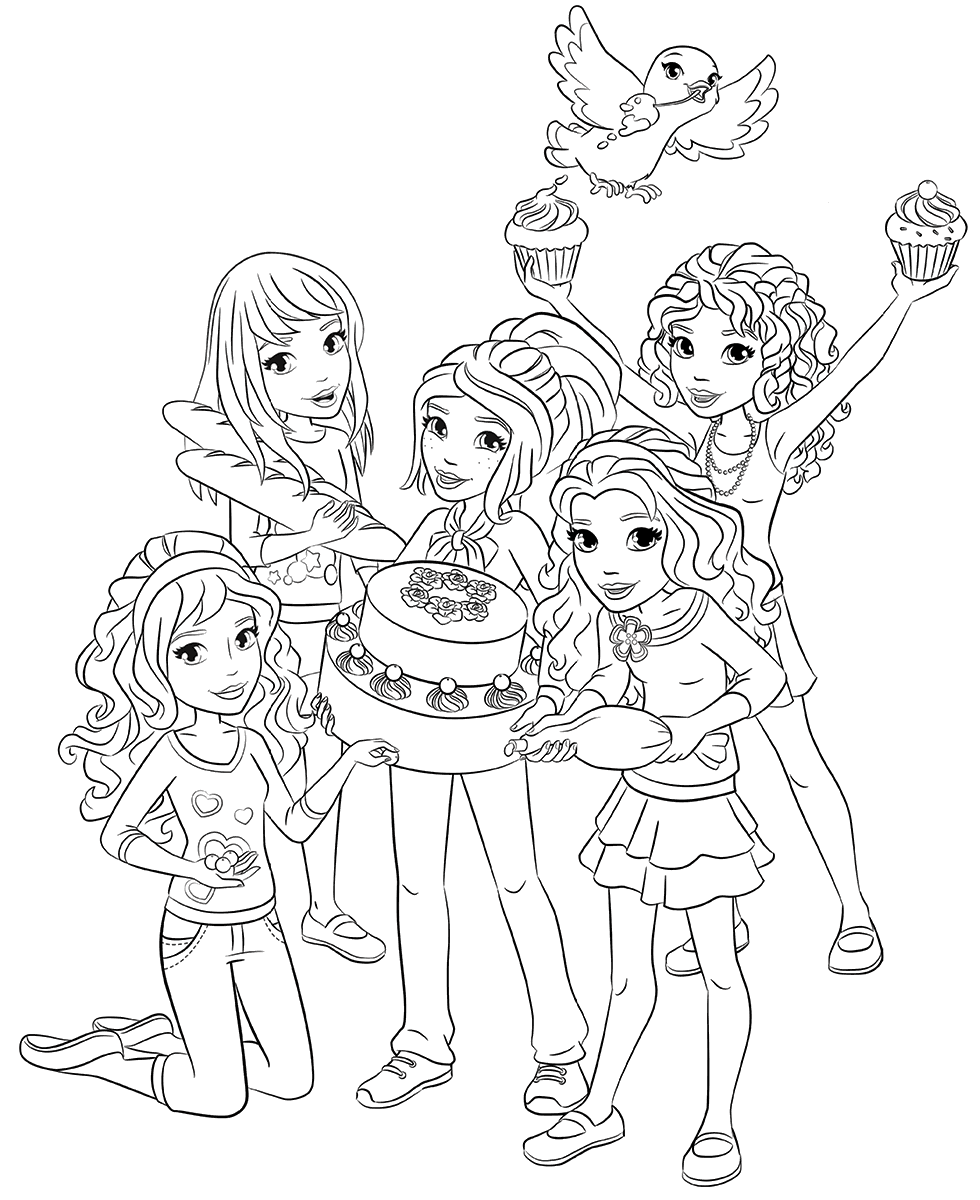lego friends colouring pages to print at getcolorings