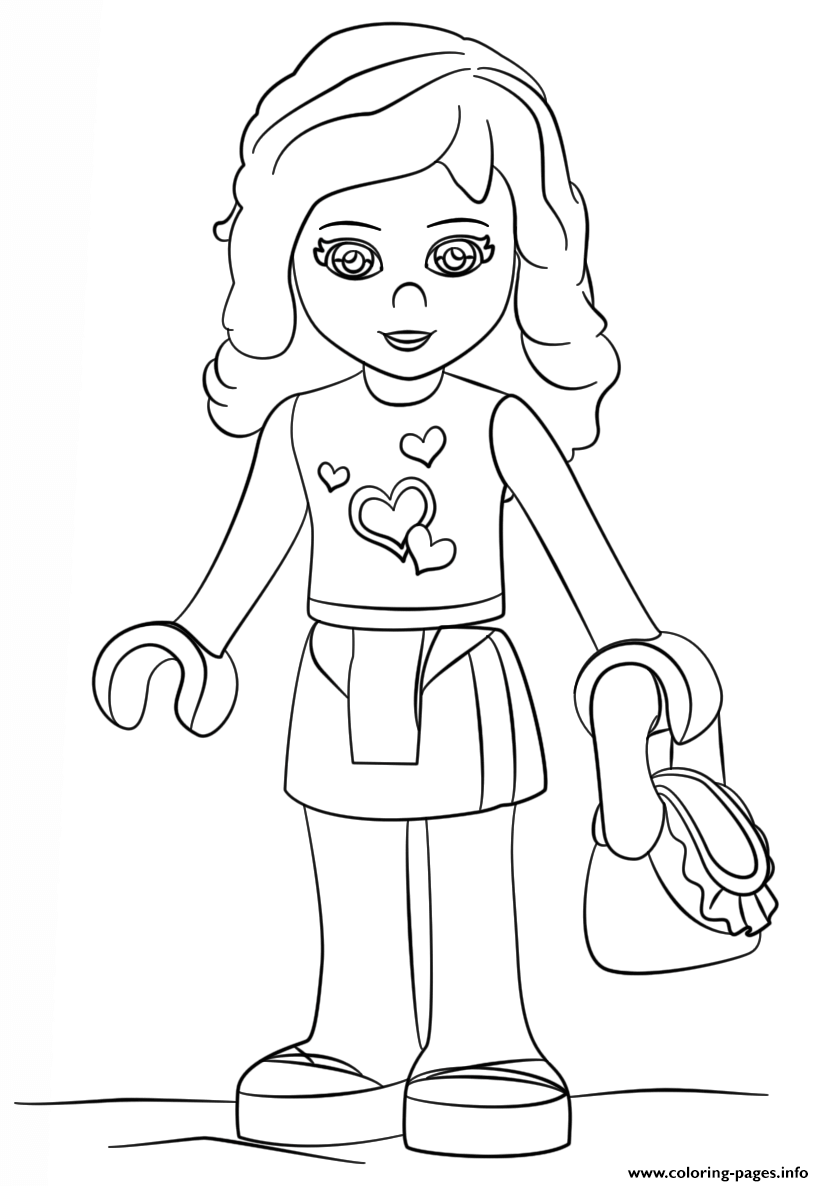 lego friends olivia coloring pages at getcolorings