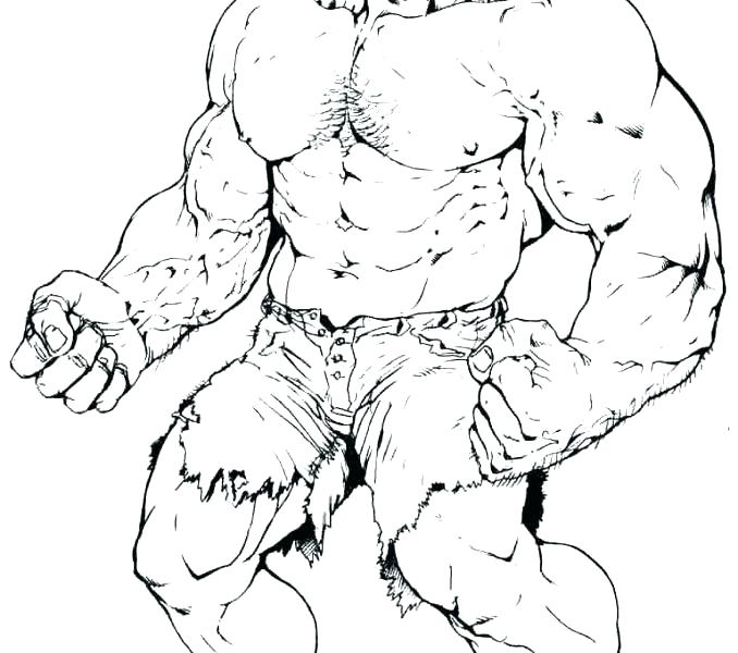 678x600 Printable Hulk Coloring Pages