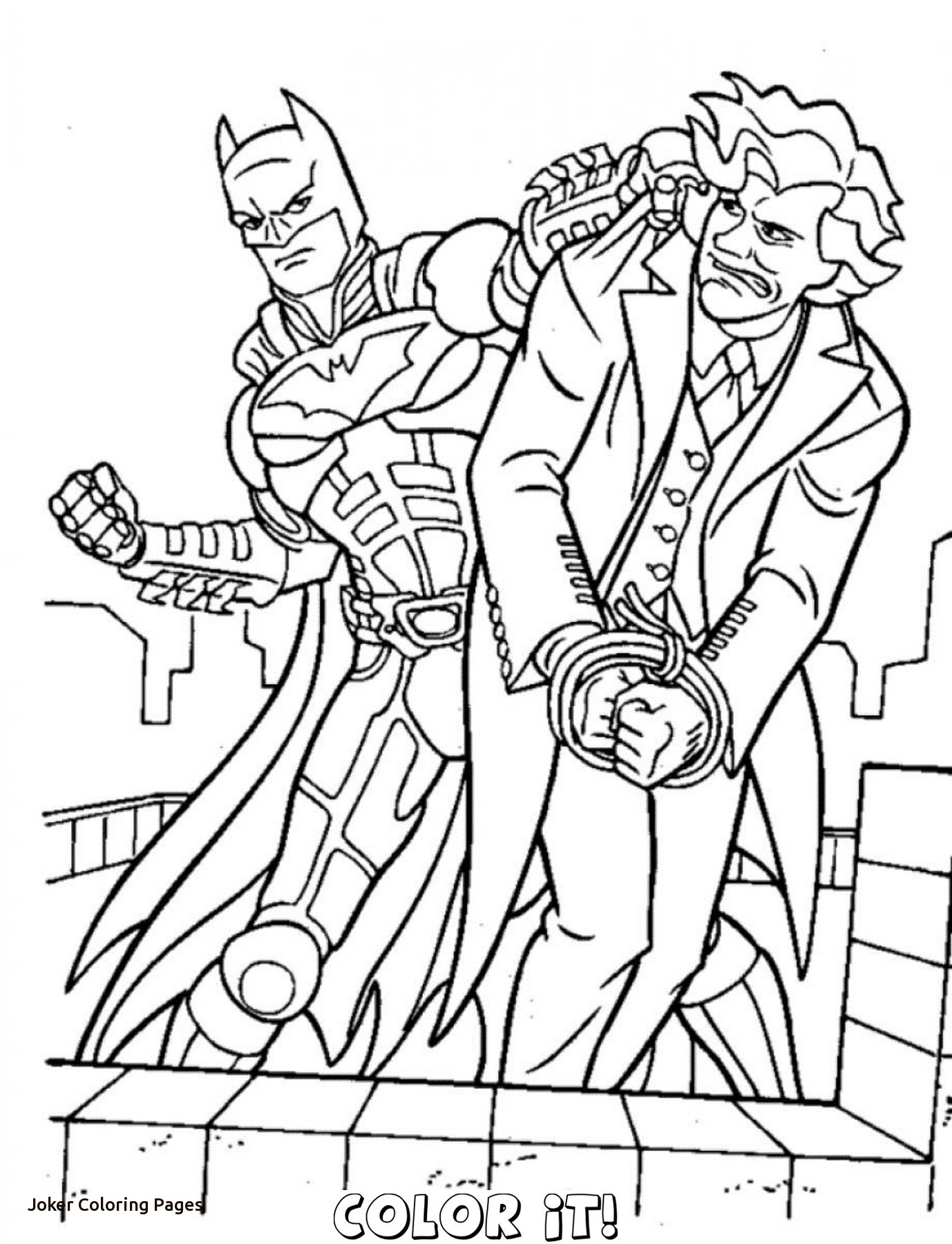 523 Simple Joker Lego Coloring Pages with Animal character