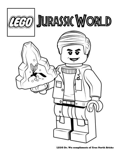 Lego Jurassic World Coloring Pages at GetColoringscom