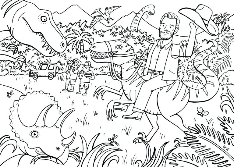 Lego Jurassic World Coloring Pages at GetColorings.com | Free printable