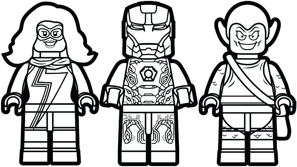 Lego Marvel Coloring Pages At GetColorings Free Printable 