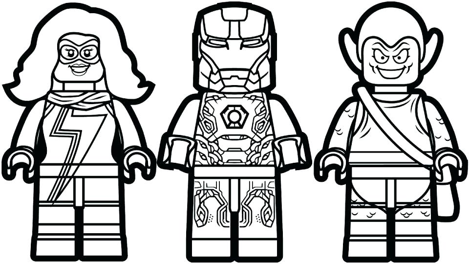 Lego Marvel Superheroes Coloring Pages At GetColorings Free 