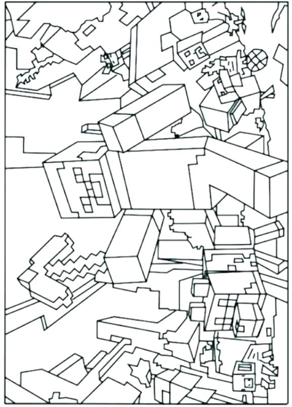 Lego Minecraft Coloring Pages At Getcolorings Free Printable