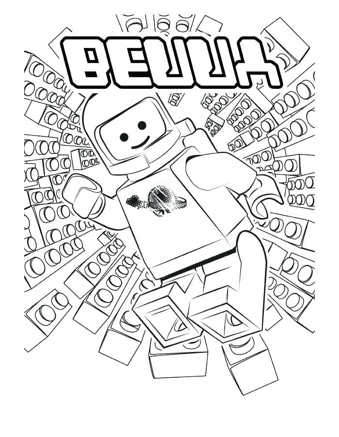 Lego Ninjago Coloring Pages Lloyd At Getcolorings.com 