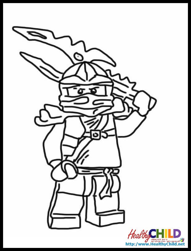 Lego Ninjago Kai Coloring Pages at GetColorings.com | Free printable