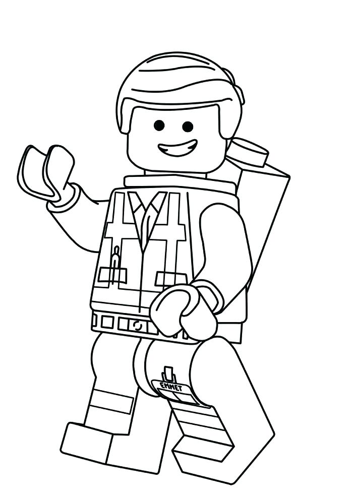 Lego People Coloring Pages at Free